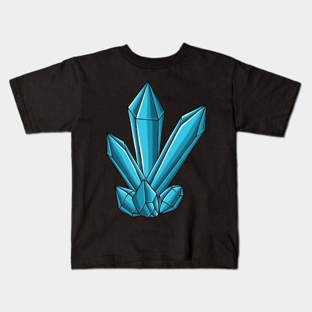 Crystal Gem Jewell Crystals Kids T-Shirt by fromherotozero